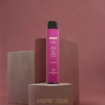MEME 7000 Puffs 拋棄式電子煙|韓國爆款·油電顯示·Mesh 網芯·一次性電子煙推薦：圖片 3